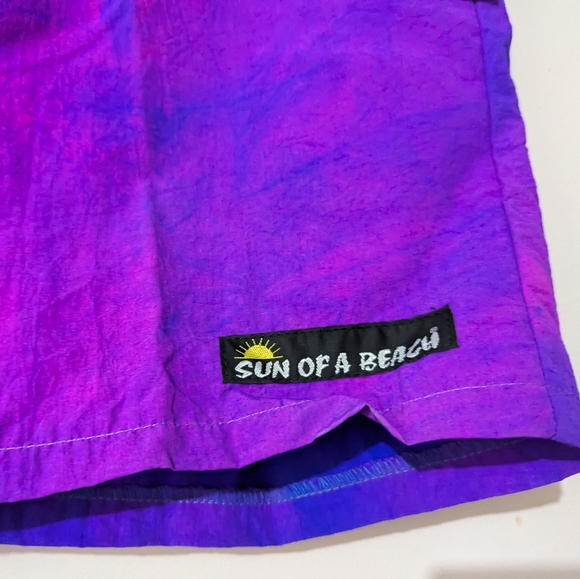 Christopher Rand Sun of a Beach tie dye shorts New With Tags!! 90s Y2K 36" - Picture 2 of 6